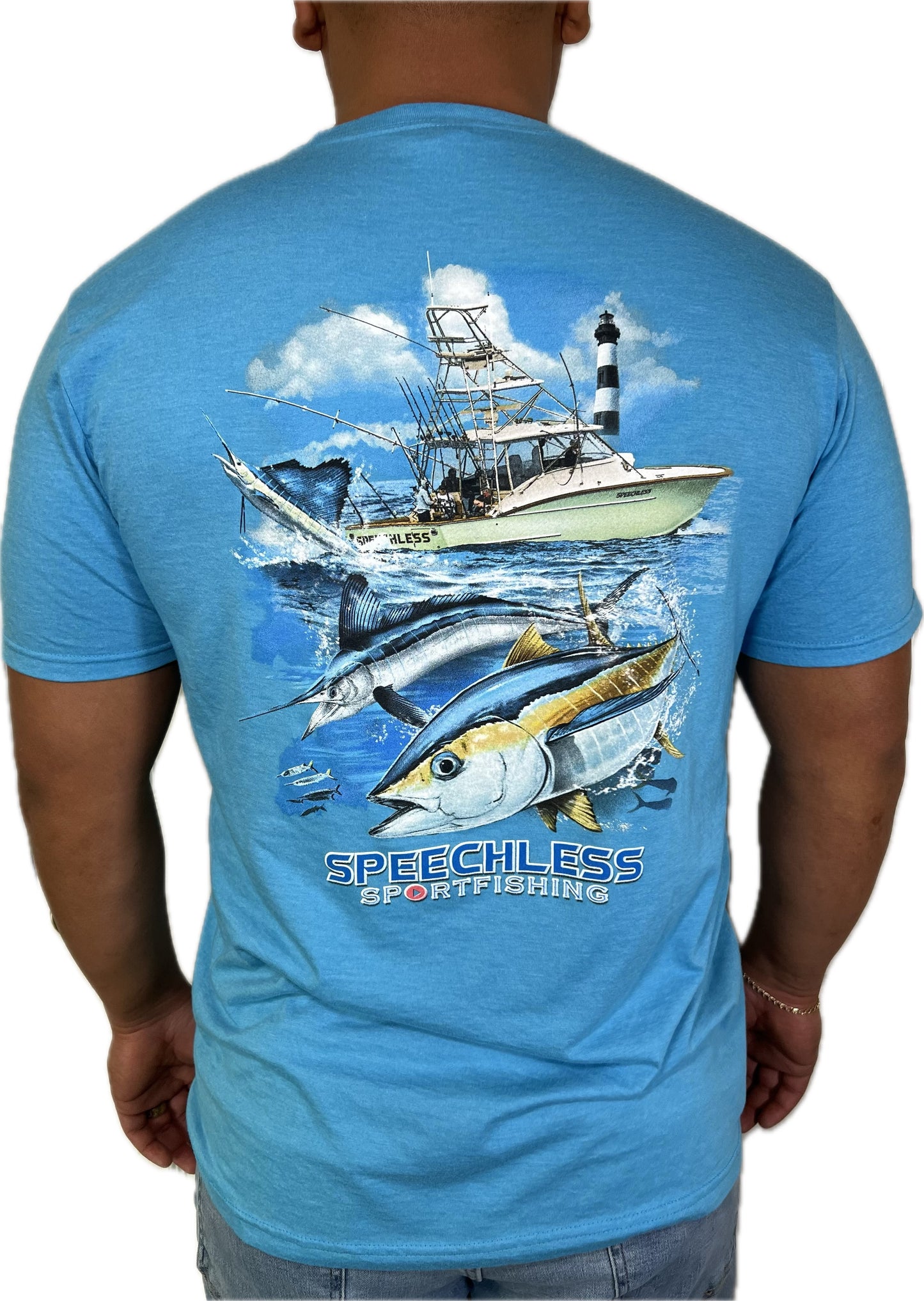 Speechless T-Shirt - Electric Blue