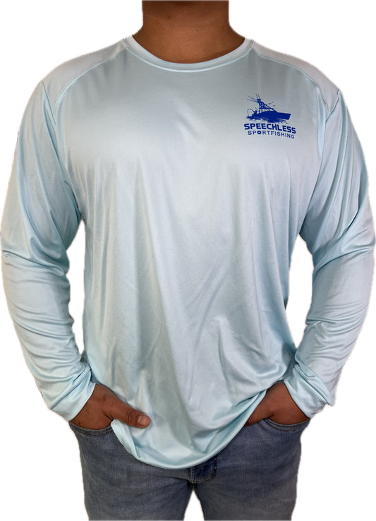 Speechless Sun Protection UPF 50+ Long Sleeve - Light Blue